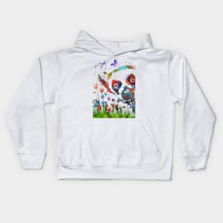 Lemur peeking Kids Hoodie